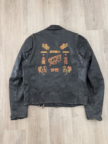 Giacca moto vintage - giacca,
