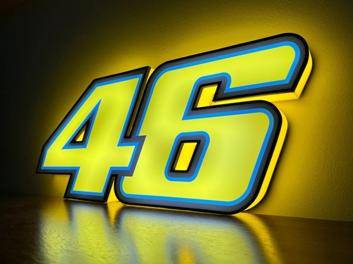 Valentino rossi insegna targa - valentino,