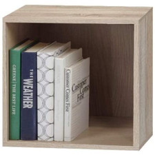 Cubo componibile libreria multiuso 35X29X35 CM Rovere nordico mobile arredo