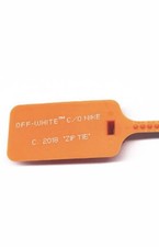 Zip tie orange 2018 - tie, white