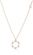 Collana Guess Heart Bouquet UBN85049 necklace Acciaio Rosè Lunga Donna Cuori