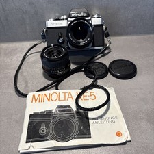 Minolta XE-5 con MD Rokkor