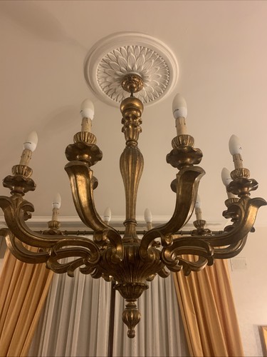 Lampadario vintage antico - lampadario, in