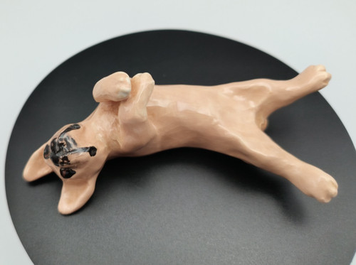 Figurina bulldog francese - figurina, in