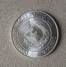 MEDAGLIA  MONETA - 1 VAGLINO - PAESI SOMMERSI - BACINO DI VAGLI LUCCA