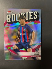 TOPPS CHROME FINEST PABLO TORRE ROOKIES FOOTBALLERS FC BARCELLONA