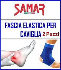 FASCIA ELASTICA CAVIGLIA  2 Pezzi  Cavigliera TUTORE SUPPORTO Sport Palestra