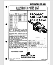 McCulloch Pro Mac 610 650