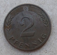 2 Pfennig 1962 Bundesrepublik