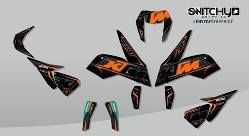 Kit adesivi grafiche ktm duke - kit,