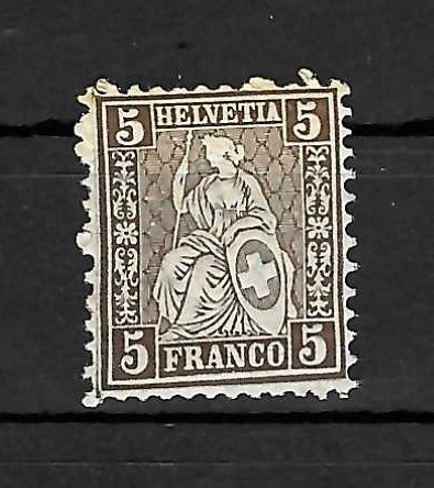 Svizzera helvetia seduta - svizzera:,