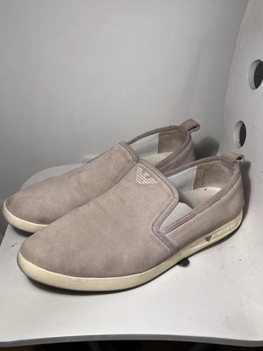 Armani jeans suede slip - armani, slip-on