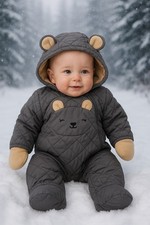 Tuta da neve trapuntata con