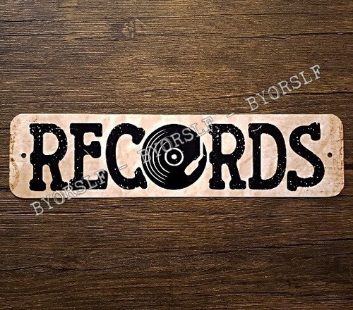 Insegna metallo records - in,