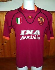 Maglia calcio ROMA AS TOTTI 2001/02 Kappa Ina ASSITALIA #L Shirt Jersey Vintage