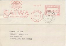 1959 PINK POSTAGE SAIWA FROM