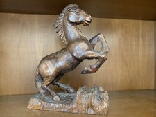 Scultura legno cavallo - scultura, in