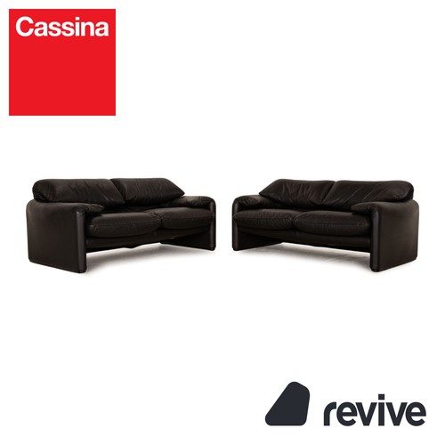 Cassina maralunga leather sofa - leather,