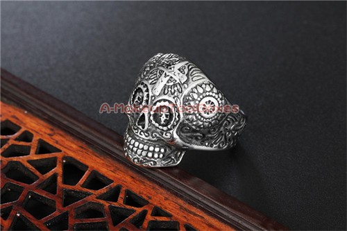 Anello uomo gotico punk - anello,