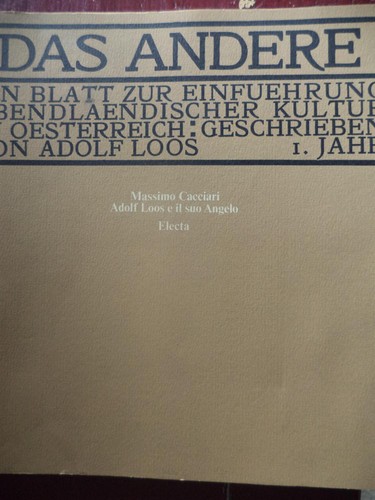 Adolf loos - -,