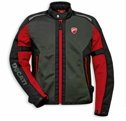 Giacca moto racing tessuto - moto,