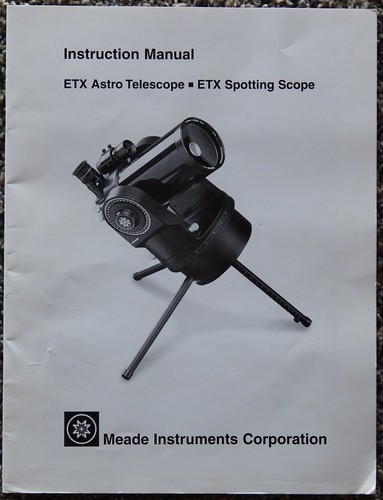 Meade etx telescope spotting - etx,