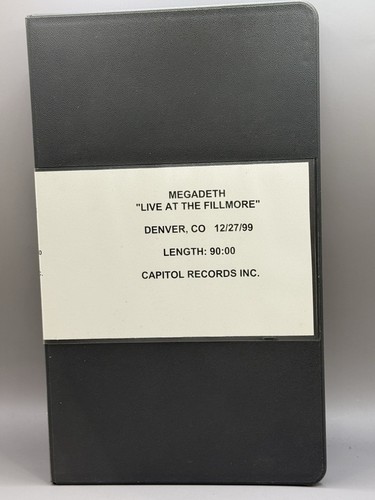 Betacam megadeth live at - betacam,