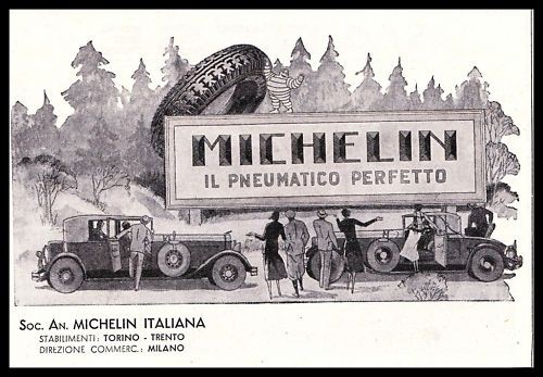 Pubblicita 1932 michelin - 1932,