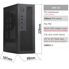 A09 3.8L ITX Chassis A4 HTPC