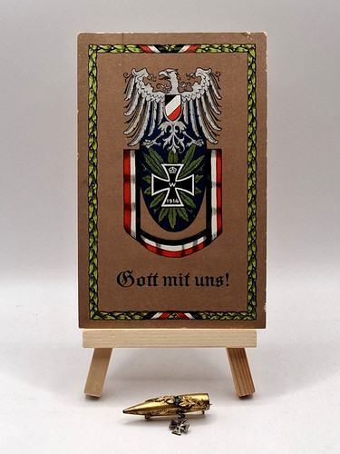 Spilla patriottica ww1 dorata - ww1,