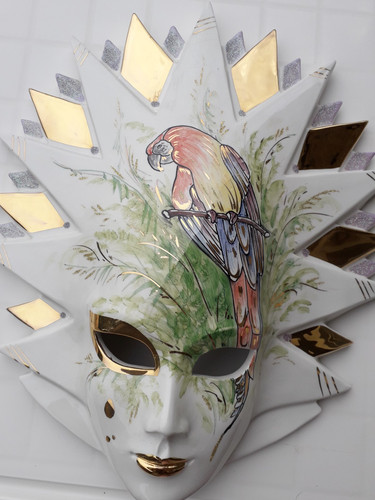 Maschera veneziana sole - veneziana, "sole"