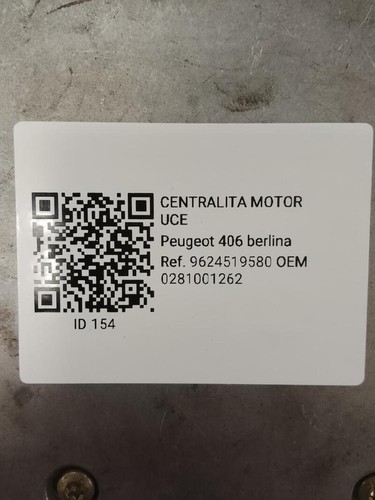 0281001262 centralina motore