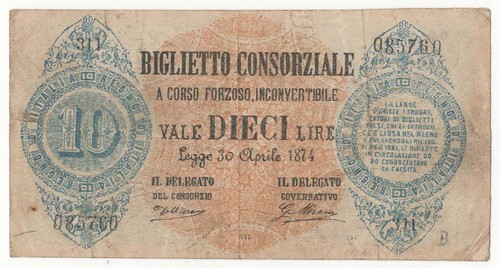 Falso epoca lire - d’epoca, 10