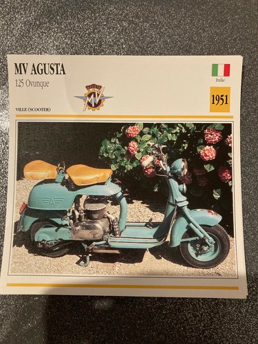 Carte fiche moto collection - carte,