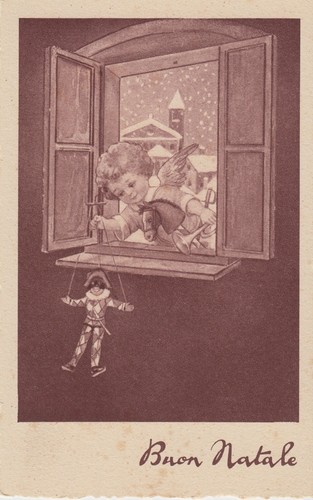 Cartolina buon natale - -,