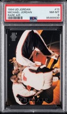 1994 UPPER DECK MJ RARA AIR #13 MICHAEL JORDAN PSA 8