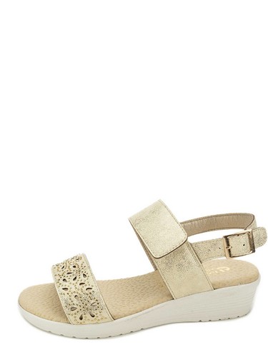 Sandali comfort donna oro