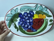 Piatto frutta vintage in