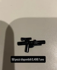 LEGO Star Wars Pistola Laser / Blaster, blaster nero 0,40 euro l'uno