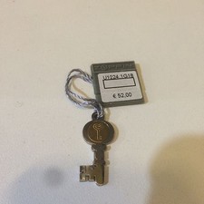CIONDOLO ZOPPINI FIRENZE "CHIAVE" ACCIAIO/ORO REF. U1224  -NUOVO-