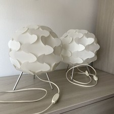 IKEA Fillsta coppia Lampada Bianca da Tavolo Scrivania