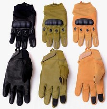Guanti tattici esercito militare moto softair caviglie military gloves