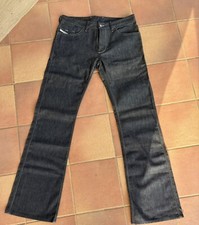 Raro Jeans vintage DIESEL Larghi Sotto, nuovi senza etichetta size 34 Blu Scuro