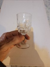 bicchierino Vintage Da Liquore  in vetro Lavorato Stile Classico Anni 50 Italia 