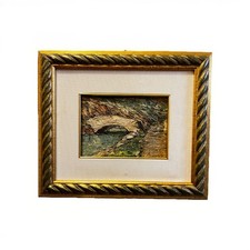 Antonio Asturi (1904-1986) Dipinto A Olio Su Cartoncino Paesaggio