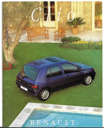 Renault clio 1995 brochure - 1995-96,