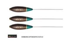 3 BOMBARDE TROTA MAVER VERDE 40 GR - AFFONDANTE 8 PESCA TROTA LAGO CONF 3 PZ