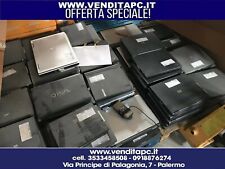 STOCK DI 20 NOTEBOOK COMPUTER PORTATILE USATO DA RICONDIZIONARE RAM 1 GB HDD