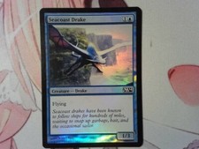 Foil Seacoast Drake - Magic 2014 M14 - Magic the Gathering blu