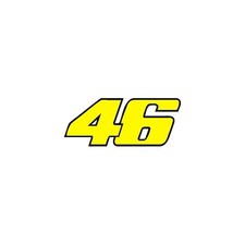 46 Valentino Rossi - Adesivo PreSpaziato - 15cm